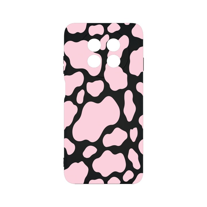 Силиконов калъф BestCase за Huawei nova Y91, Pink Cow, SLIM 1.2MM, Microfiber interior, Premium Soft Liquid Silicone, PB 786