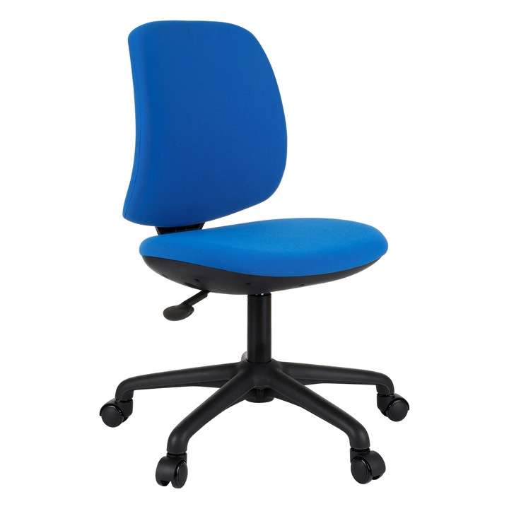 Scaun de birou pentru copii, Grospol, Active Black Albastru, 84-96 cm