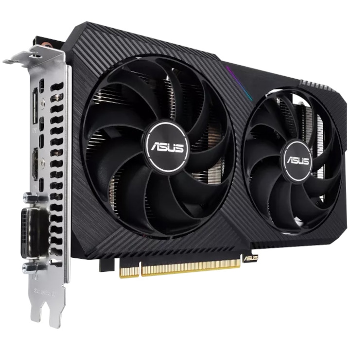 Placa video ASUS Dual GeForce® RTX™ 3050 OC, 8GB GDDR6, 128-bit