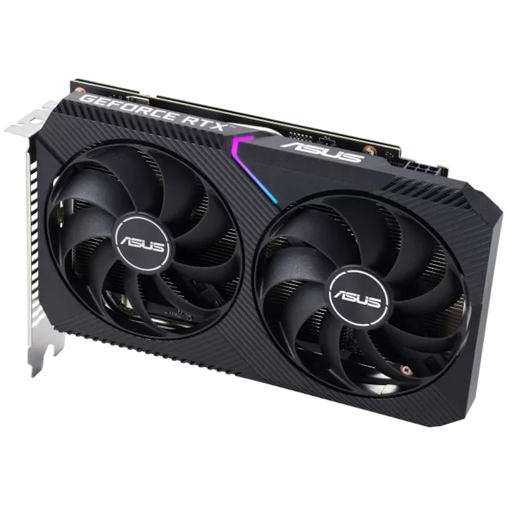 Placa video ASUS Dual GeForce® RTX™ 3050 OC, 8GB GDDR6, 128-bit