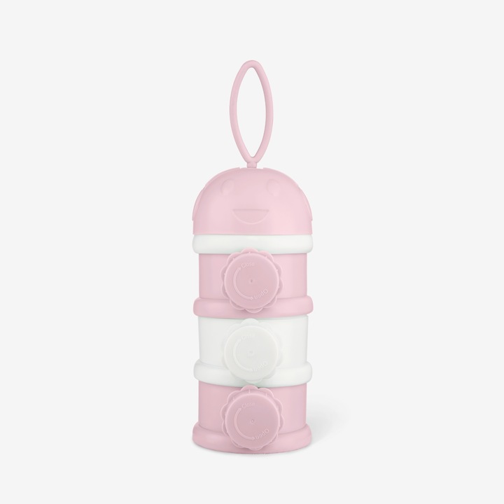 Дозатор за сухо мляко Kikkaboo, 3 нива, Pink