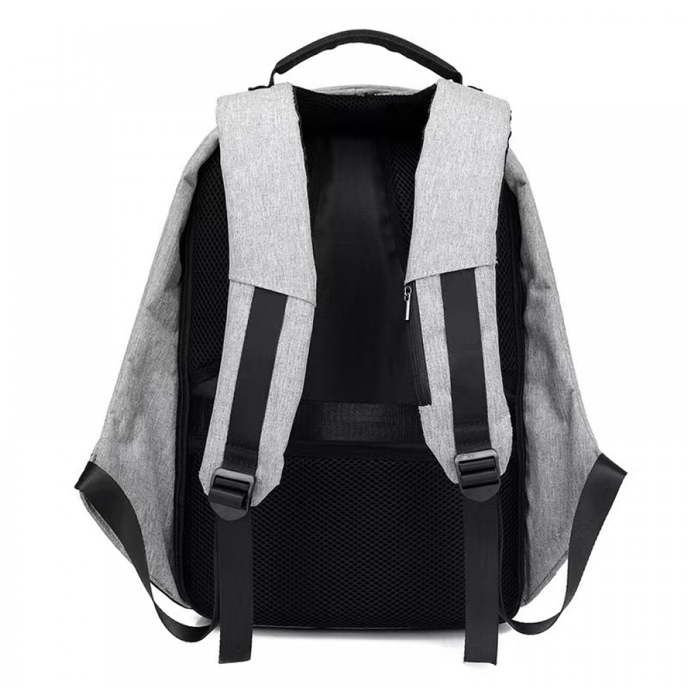 Rucsac BP-01 laptop 15.6", multifunctional, impermeabil, cu port de incarcare USB, 41X30X14 cm, Gri