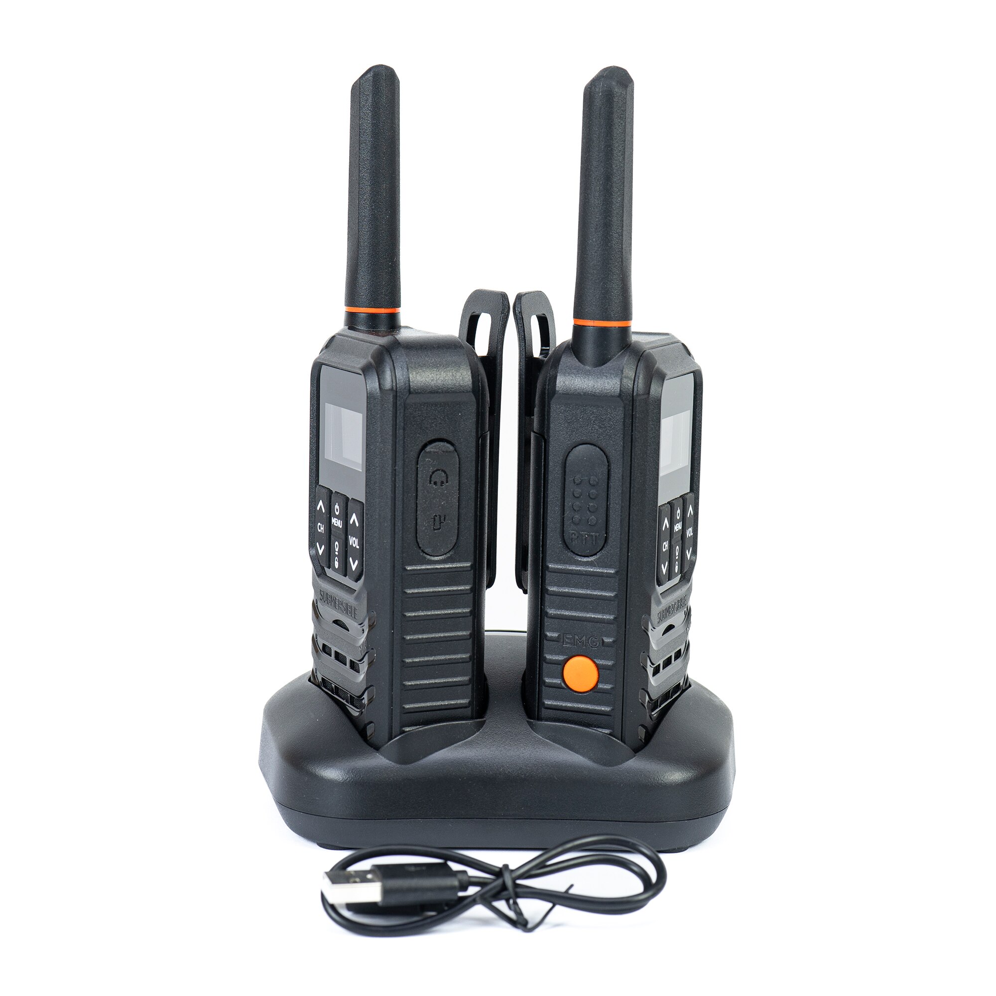 Draagbaar radiostation PNI PMR R80 PRO, set van 2 stuks, 0,5W, 16