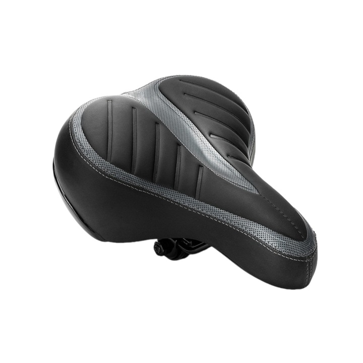 Sa ergonomica spuma cu memorie pentru bicicleta, neagra, 250x200x60cm