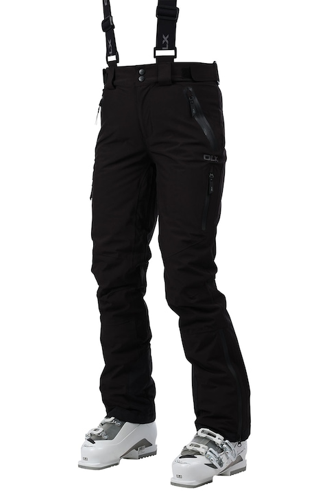 Trespass, Pantaloni cu talie inalta pentru ski Marisol, Negru