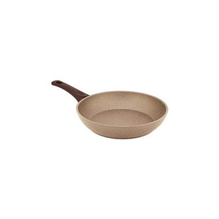 Mély alumínium wok serpenyő gránit borítással, átmérő 28 cm, mélység 8,2 cm, űrtartalom 3,2 l, Multicolor