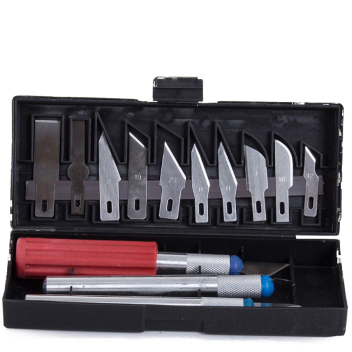 Set de Modelare cu 13 Lame Detasabile si Etui Magnetic