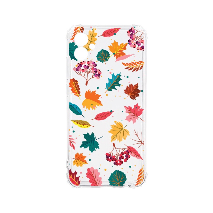 Силиконов калъф BestCase за Samsung Galaxy F04 / Galaxy M04 / Galaxy A04e, Feathers Color, 1.5MM Anti Shock, AS 99