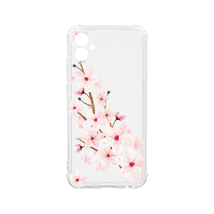 Husa BestCase® Anti Shock 1.5MM, Compatibila Cu Samsung Galaxy A05, Spring Flower, Rezistenta La Socuri, Protectie Camera, Margini ridicate pentru protectia ecranului, AS 62