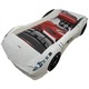 Pat Masinuta Copii cu LED, Corvette, Mobiref, 235 x 135 x 60 cm, Alb