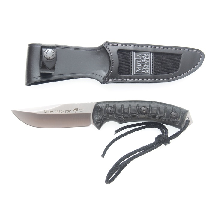 Ловен нож, кожена кания, острие 10,3 см Muela Predator-11W