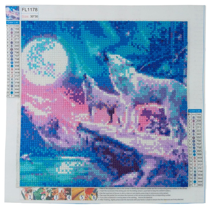 Set artizant broderie diamant, ZakupyTv, Multicolor