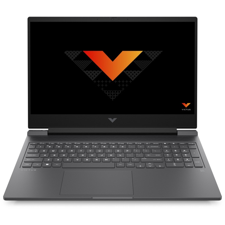 Лаптоп HP Victus 16-r0008nu с Intel Core i7-13700H (1.8/5.0GHz, 24M), 32 GB, 1TB M.2 NVMe SSD, NVIDIA RTX 4060 8GB GDDR6 DLSS 3, Windows 11 Pro ESD, Сив