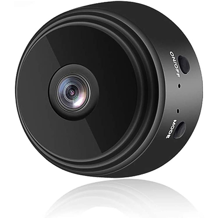 Мини видео камера, 1080P, детекция на движение, нощно виждане, размери 2.5x4.5x4.5cm