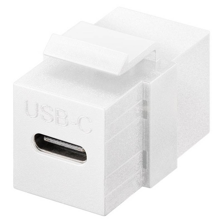 Conector tip Keystone, mufa USB-C, USB 3.2 gen 2 (10 Gbit/s)