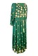 Alkalmi női ruha, Zöld/Krémszín