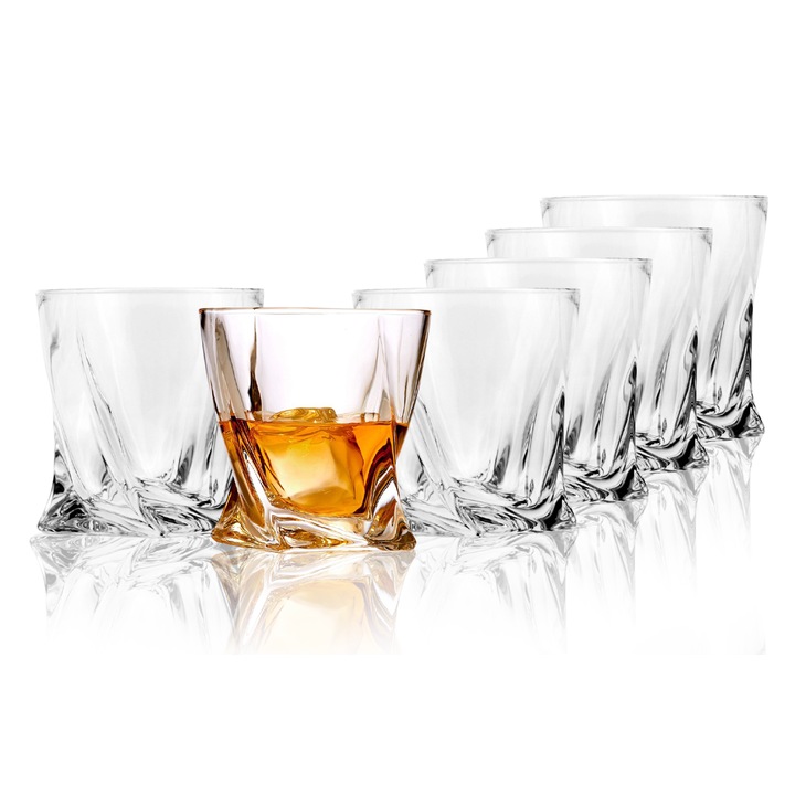 Set 6 pahare whiskey Bohemia