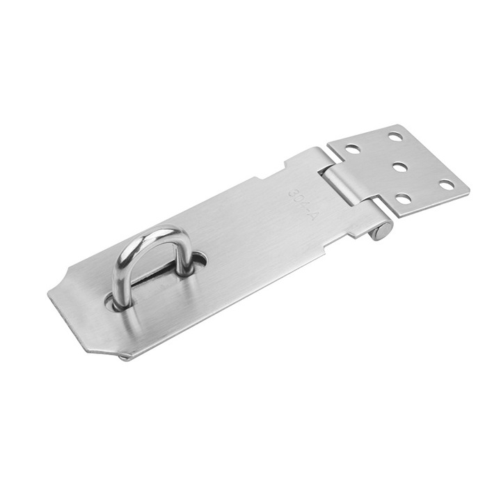 Broasca de securitate, 304 otel inoxidabil, 140x39mm, cu suruburi ascunse, pentru usi, dulapuri, feronerie