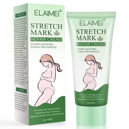Crema pentru Vergeturi, Efect de Regenerare Celulara, Redare Elasticitate, Elaimei Stretch Mark, 60 ml