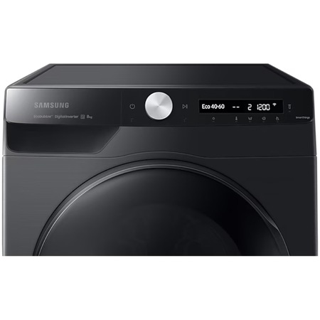 Пералня Slim Samsung WW80AG6L28BBS7, 8 кг, 1200 об/мин, Черен