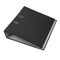 Biblioraft arhivare documente, PROCART, format A4, cotor 7.5 cm, bordura metalica, negru