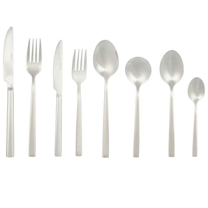 Set tacamuri Salter Winslow, inox 18/0, 44 piese