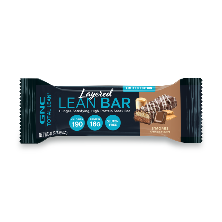 Baton Proteic cu Aroma de Bezea, GNC Total Lean Layered Lean Bar, 44 g