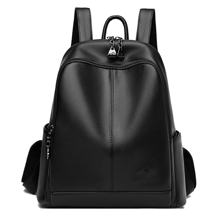 Geanta de PU piele tip rucsac, SDLOGAL®, Impermeabil, 31 x 29 x 14cm, Negru