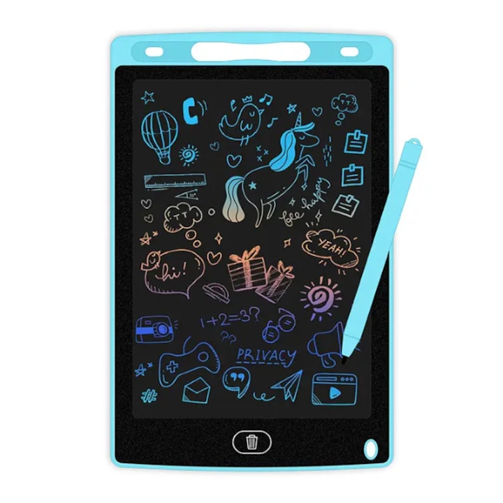 Tableta LCD pentru Scris si Desenat Multicolor 8.5 inch