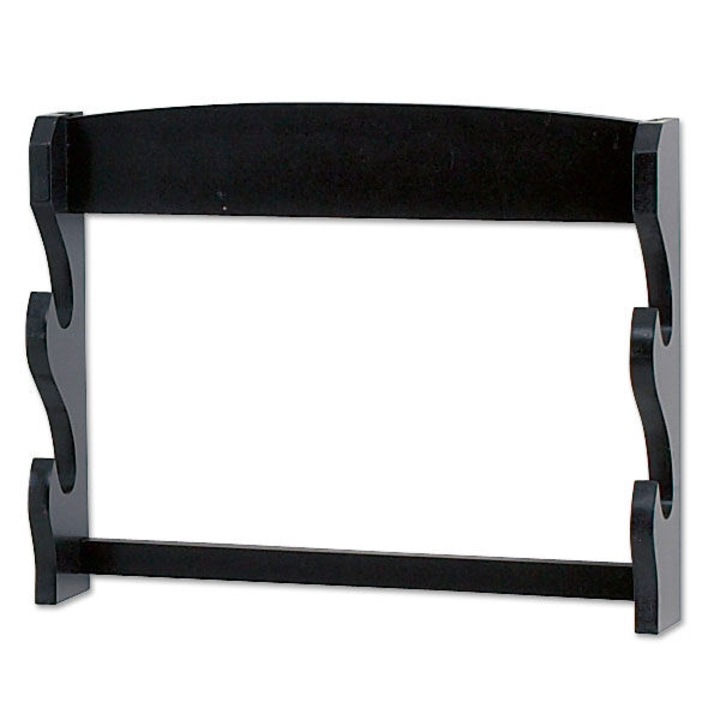 Suport pentru Sabie, Dublu, pentru Agatat pe Perete, Lemn, Negru, WS-2WH