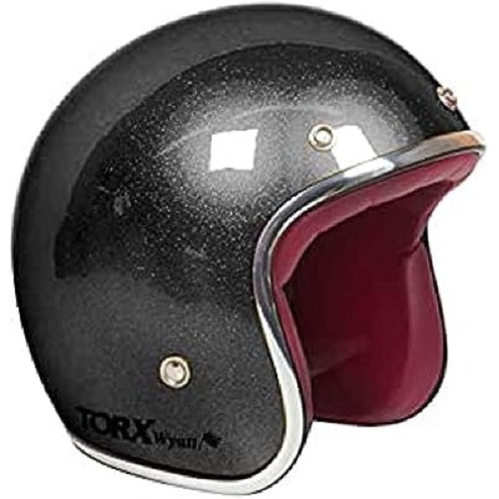 Casca Moto, Torx, Negru/Rosu