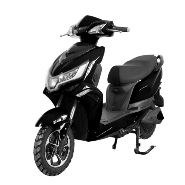 Elektromos robogó, Tirana modell, 20Ah akkumulátor, 2000W motor, fekete szín