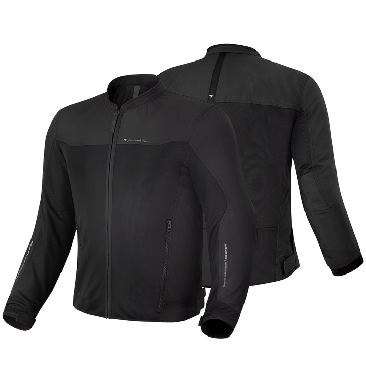 Geaca de motociclete pentru barbati Shima Openair, neagra XL