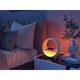 Lampa Smart LED RGB Multifunctionala si Incarcator Wireless 15W, App Control, Difuzor Bluetooth, Control vocal, tactil, Sunete Relaxante, Afisaj ceas digital, Alarma duala cu simulare rasarit, Lumini ambientale cu sincronizare muzicala, Afisaj Meteo, Alb