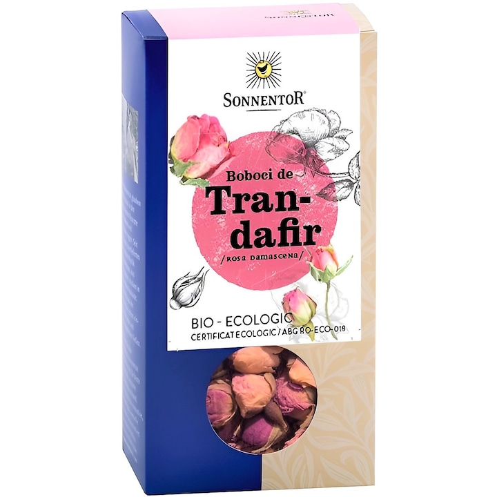 Органичен чай от розови пъпки (Rosa damascena), 30гр, Sonnentor