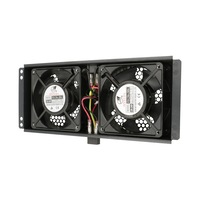 Unitate de racire Extralink, echipata cu 2 ventilatoare si cablu de alimentare inclus, asigura ventilatie eficienta pentru echipamente rack, functionare silentioasa si fiabilitate sporita in medii de lucru intens