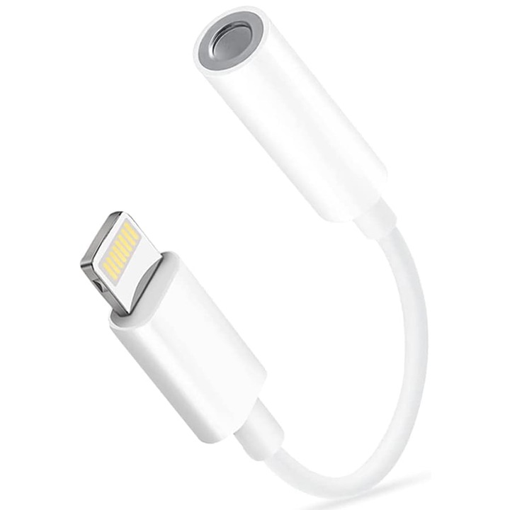 SONORH® segédkábel, kompatibilis iPhone típusú Lightning-3,5 mm-es jack audiodugó Auto/Fejhallgató/Aktív hangszórók