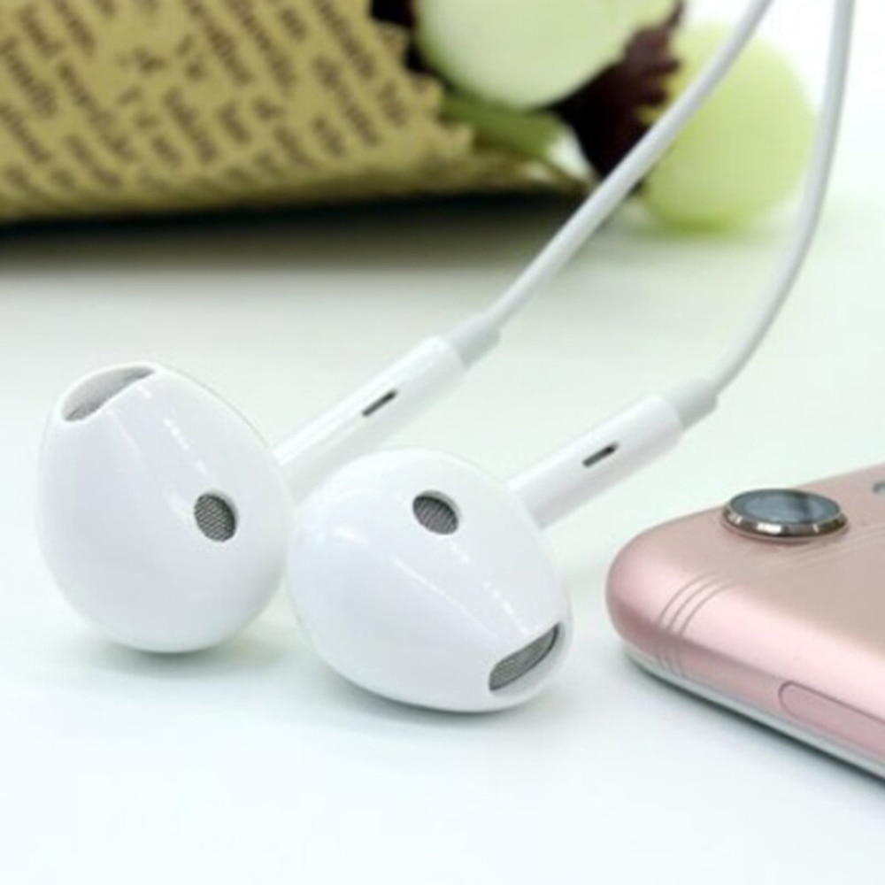 Casti Audio In-Ear Jack, Microfon, Oppo (MH156), White (Bulk Packing)