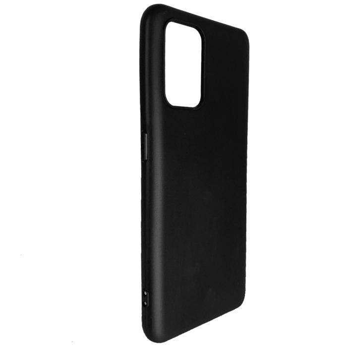 Husa Silicon Lemontti Silky compatibila cu Oppo A74 4G Negru