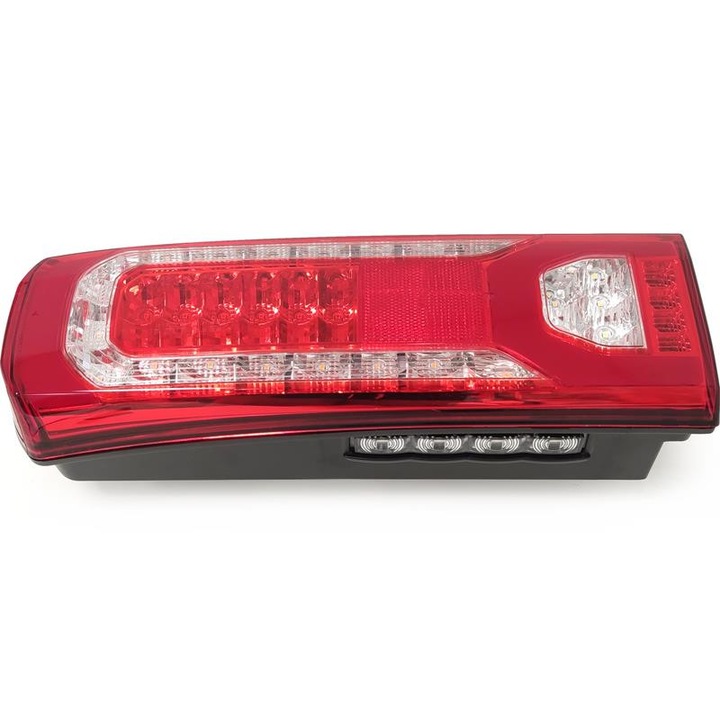 Лява Led Лампа, LAMIRO, За MERCEDES ACTROS MP4, червен