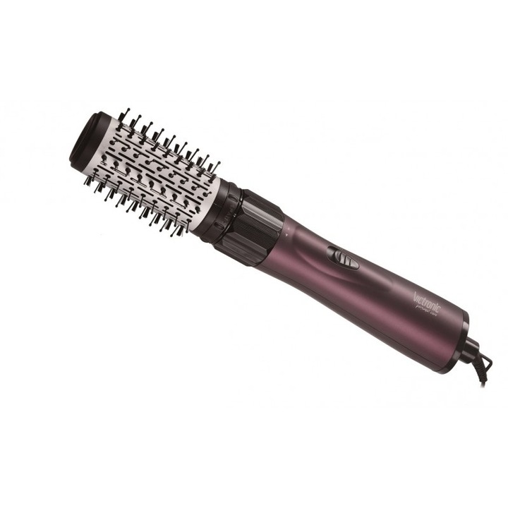 Perie rotativa pentru par SMARTIX® 1000 W, 2 sensuri de rotatie stanga-dreapta, functie de aer rece, 3 trepte de temperatura, finisare perfecta, Mov