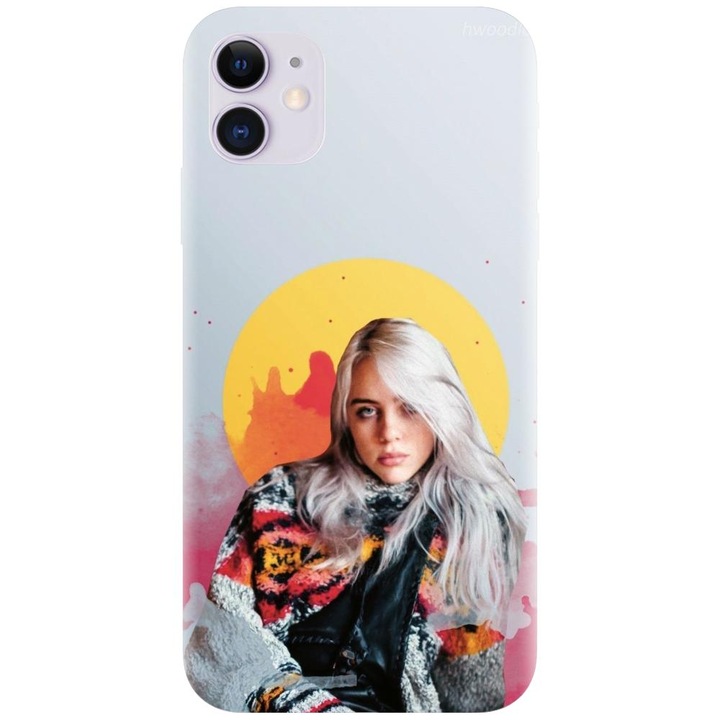 Apple Iphone 11 (6.1) telefonnal kompatibilis szilikon tok - Billie Eilish modell
