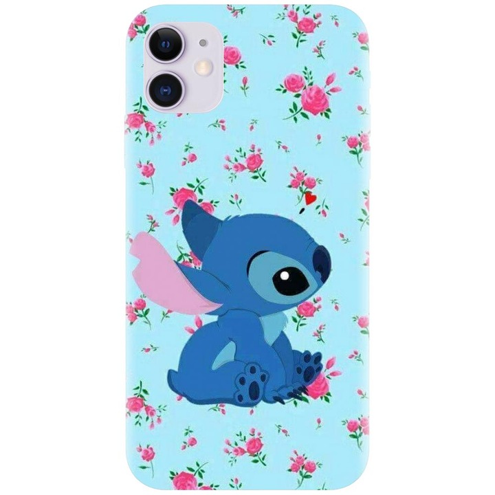 Силиконов калъф, съвместим с Apple Iphone 11 (6.1) - модел Stitch Cellphone
