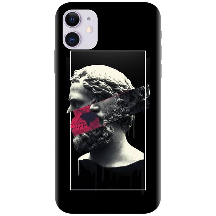 Apple Iphone 11 (6.1) - Smoking Sculpture modellel kompatibilis szilikon borítás
