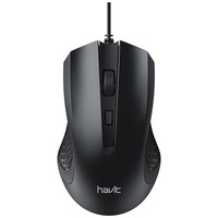 Mouse office optic HAVIT MS752, 1200 dpi, 4 butoane, USB, Negru