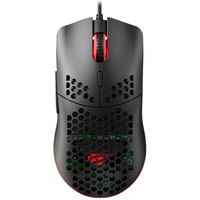Mouse gaming HAVIT MS1023, iluminare RGB, 4800 dpi, 6 butoane, programabil, design Honeycomb, ultrausor, USB, negru