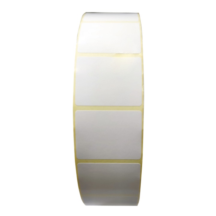 Pachet 5 role etichete autoadezive hartie semilucioasa 50 x 40 mm, Alb, 3.450 etichete / rola