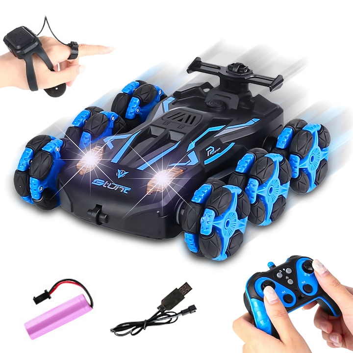 SDLOGAL RC távirányítós autós játék, 2,4 GHz, 360 fokban