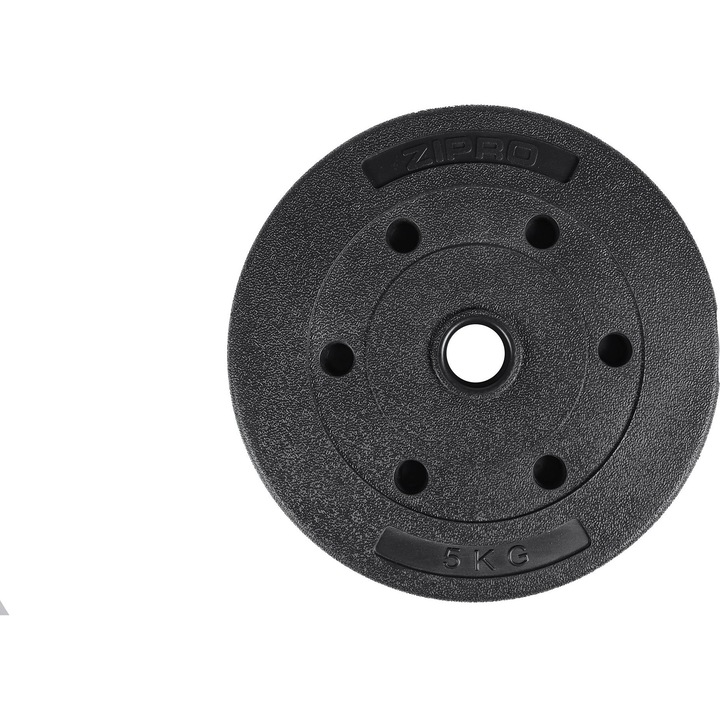 Disc din plastic umplut cu ciment Zipro, 5 kg, 31mm, negru