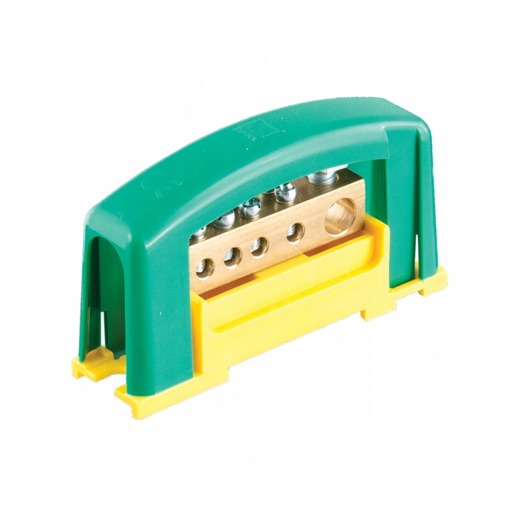 Terminal de protectie, Pawbol, 1x35 4x16 mm2, Galben/Verde